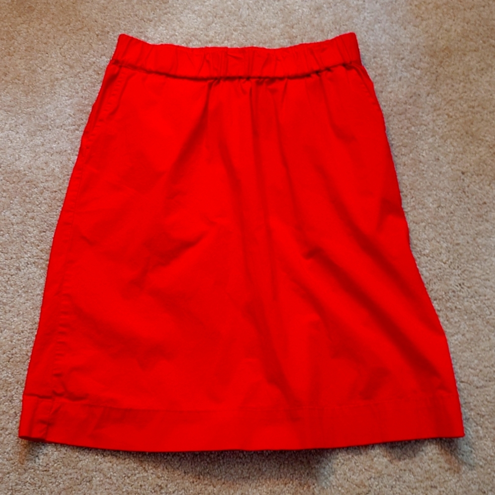 1901 red skirt size xs